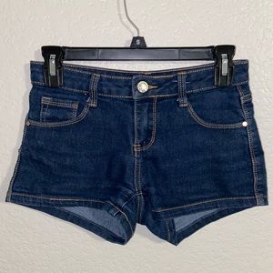 small dark jean shorts